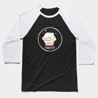 Cupcat. Baseball T-Shirt